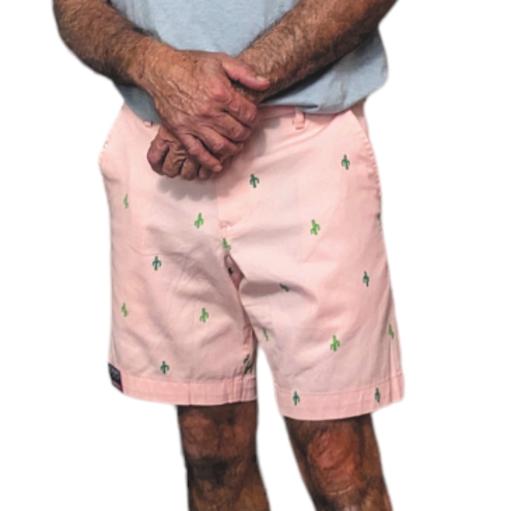 CHAPS • RALPH LAUREN Costland Wash Cactus Print Shorts ~ NWT